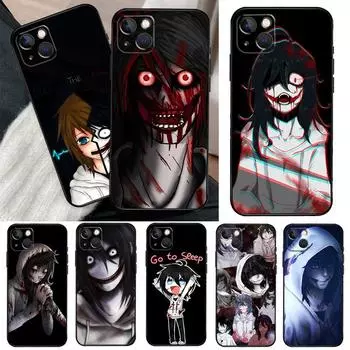 Чехол для телефона с японским аниме «Джефф убийца» для iPhone 12 11 13 14 Pro Max X XR XS Max 7 8 Plus SE 2020 12 Mini 13 Mini Cover iPhone 6 6s