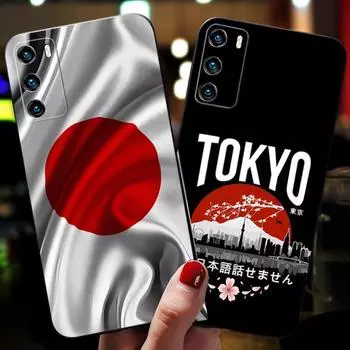 Чехол для телефона с японским флагом для Honor X20 X9 30 60 10 Pro 50 20i 70 SE V9 X30 V40 V30 V20 X10 Max, противоударный чехол на заднюю панель HONOR 10