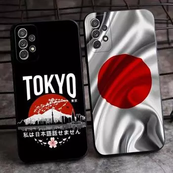 Чехол для телефона с японским флагом для Samsung Galaxy S20 S21 S22 S30 S7 S10 S8 S9 S6 Pro Plus Edge Ultra Fe, противоударный чехол SamsungS6