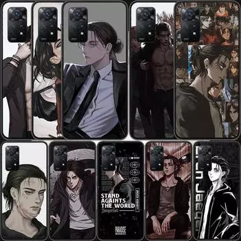 Чехол для телефона с японским рисунком Аллена «Атака Титанов» для Xiaomi Redmi Note 11 Pro 11E 11S 4G 11T 10 10S 9 9S 9T 5G 8 8T 7 6 5 4 4X Co Redmi Note 10S