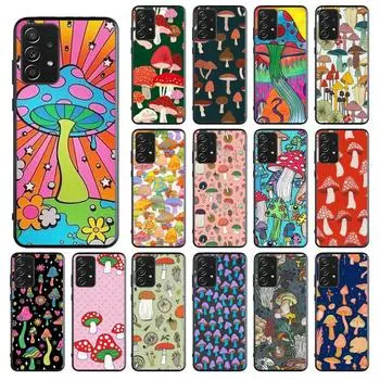 Чехол для телефона с радужными грибами для Samsung Galaxy A35 A55 A54 A15 A25 A05s A05 A22 A24 A52 A33 A34 M34 M14 M54 M23 M14 5G