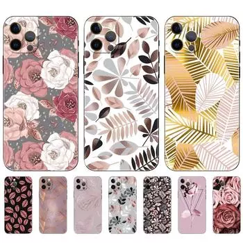 Чехол для телефона с растением и цветком для iPhone Samsung Galaxy Redmi Xiaomi Oppo OnePlus Note SA 7 8 9 10 11 12 13 14 20 21 22 23 53 54 Pro Max Ultra TPU Soft iPhone 6 or 6S