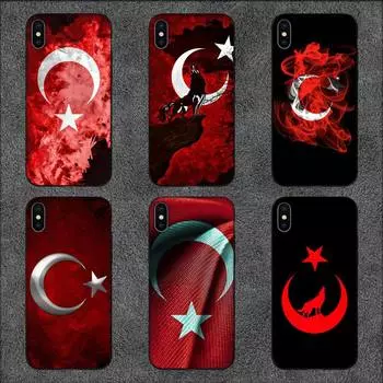 Чехол для телефона с ретроспективным флагом Турции и волка для iPhone 11 12 Mini 13 14 Pro XS Max X 8 7 6s Plus 5 SE XR Shell iPhone14ProMax