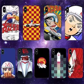 Чехол для телефона с рисунком аниме Speed Racer Mach Five для Iphone 11 12 Mini 13 14 Pro Xs Max X 8 7 6s Plus 5 Se Xr Shell iPhone12