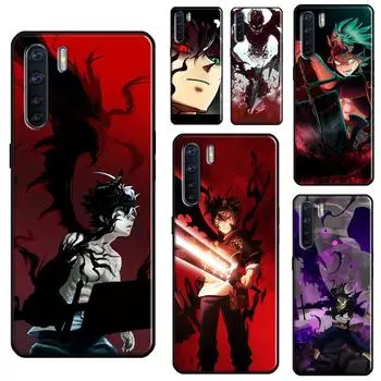 Чехол для телефона с рисунком «Черный клевер» в стиле аниме «Черный клевер» для OPPO Reno 5 Lite 2Z 2F A5 A9 A53 A31 2020 A52 A72 A91 A83 A15 A94 A74 A54 OPPO A1K