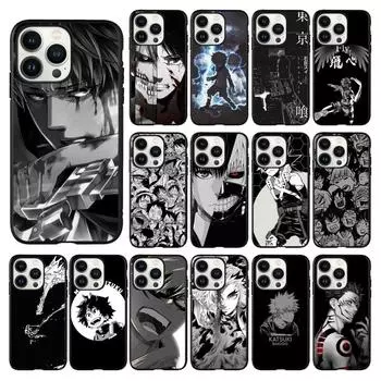 Чехол для телефона с рисунком «Демон Титан Деку» для iPhone 14 13 12 11 Pro MAX X XS Max XR Mini SE 7 8 Plus, черный чехол Funda Coque iphone XR