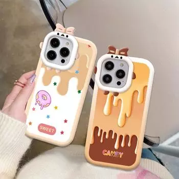 Чехол для телефона с рисунком десерта и изображением монстра, мягкий защитный чехол для телефона с линзами для Vivo Vivo S1
