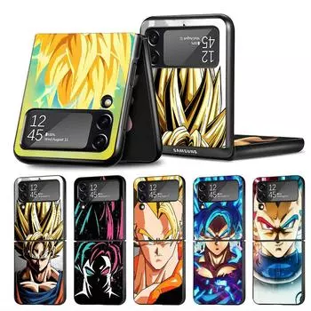 Чехол для телефона с рисунком драконов Son G-Gokus для Samsung Galaxy Zflip Z Flip 4 Zflip3 Z Flip 3 5g Flip3 Zflip, черный чехол-сумка, чехлы Samsung Z Flip 5G