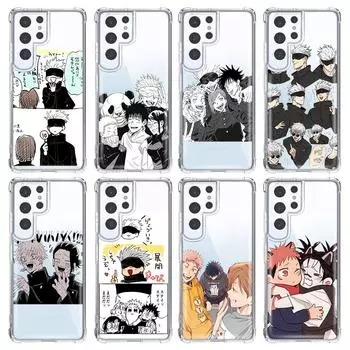 Чехол для телефона с рисунком «дзюдзюцу кайсен» для Samsung S10 S20 Fe S21 S22 S8 S9 Plus S21ultra S22ultra, противоударный чехол, чехол в виде ракушки Samsung S8