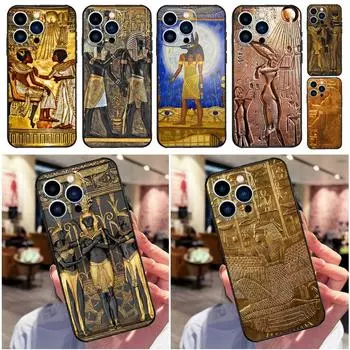 Чехол для телефона с рисунком египетского фараона для iPhone 13 12 11 14 Pro Max Mini X XR XS MAX SE 2022 2020 7 8 14 Plus iPhone SE 2022