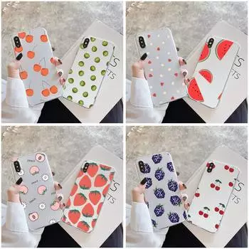 Чехол для телефона с рисунком фруктов для Xiaomi 11 Redmi Note 11pro5G 8T 9A 9S K30 10T 12SPro Ultra K40pro, прозрачный чехол xiaomi12Spro