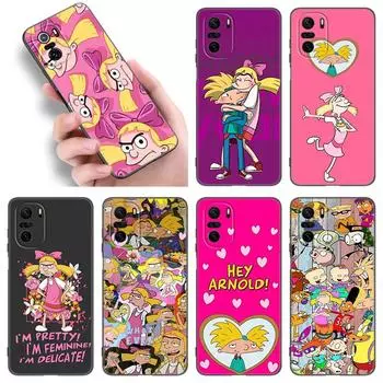 Чехол для телефона с рисунком «Эй Арнольдс» для Xiaomi POCO F2 F3 M2 M3 M4 X3 X4 Pro NFC F4 GT 5G F1 X2 C3 C31 C40 M5S, мягкий черный чехол из ТПУ Xiaomi POCOphone F1