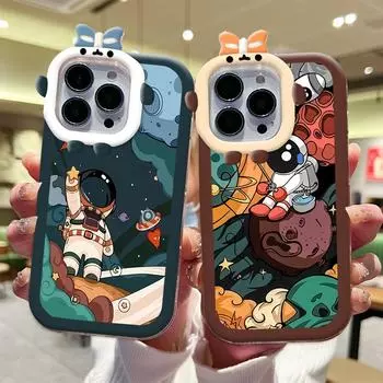 Чехол для телефона с рисунком космонавта и изображением монстра, мягкий защитный чехол для телефона с линзами монстра для Xiaomi Redmi Redmi 10