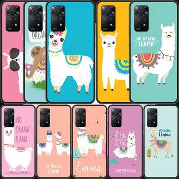 Чехол для телефона с рисунком ламы для Xiaomi Redmi K40 Pro 10 Prime 10A 10C 10X 9 9A 9C 9T 8 8A 7 7A 6 6A S2 K30 K20, чехол в виде ракушки Redmi 9