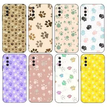 Чехол для телефона с рисунком лапы животного для VIVO Y31 IQOO U5 U5x 9 V21e V23 Y31s Y73 X60 X70 X80 Y33s Y21 Y76 Y15s T1 Pro Plus VIVOY76 5G