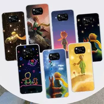 Чехол для телефона с рисунком «Маленький принц Лис» для Xiaomi Poco X3 GT X4 NFC M4 Pro M3 M2 F3 F2 F1 Mi Note 10 A3 A2 Lite A1 CC9E Fundas Xiaomi Poco X3