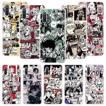 Чехол для телефона с рисунком «Мой герой Академии» для Xiaomi Redmi Note 10 9 8 11 Pro 11T 11S 10S 9S 9A 9C 9T 8T 8A 7 7A 5 с художественным узором Coq Redmi Note 10(10S)
