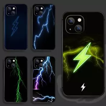 Чехол для телефона с рисунком молнии для iPhone Samsung Galaxy Redmi Xiaomi Oppo OnePlus Note SA 7 8 9 10 11 12 13 14 20 21 22 23 53 54 Pro Max Plus Ultra iPhone 6 or 6S