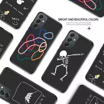 Чехол для телефона с рисунком, противоударный, мягкий силиконовый защитный чехол из ТПУ для телефона Samsung, чехол Samsung A01