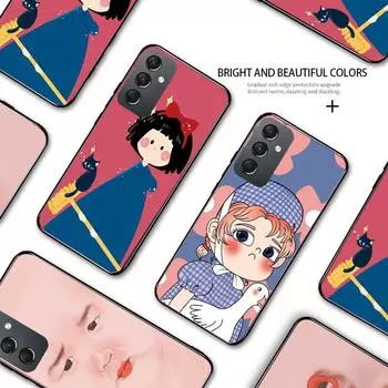 Чехол для телефона с рисунком, противоударный, мягкий силиконовый защитный чехол из ТПУ для телефона Samsung, чехол Samsung A01