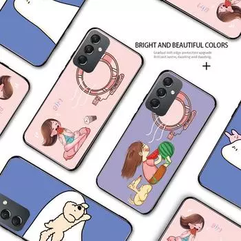 Чехол для телефона с рисунком, противоударный, мягкий силиконовый защитный чехол из ТПУ для телефона Samsung, чехол Samsung A01