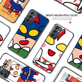 Чехол для телефона с рисунком, противоударный, мягкий силиконовый защитный чехол из ТПУ для телефона Samsung, чехол Samsung A01