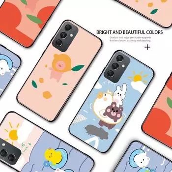 Чехол для телефона с рисунком, противоударный, мягкий силиконовый защитный чехол из ТПУ для телефона Samsung, чехол Samsung A01