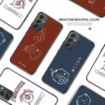 Чехол для телефона с рисунком, противоударный, мягкий силиконовый защитный чехол из ТПУ для телефона Samsung, чехол Samsung A01
