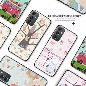 Чехол для телефона с рисунком, противоударный, мягкий силиконовый защитный чехол из ТПУ для телефона Samsung, чехол Samsung A01
