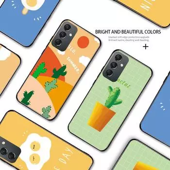 Чехол для телефона с рисунком, противоударный, мягкий силиконовый защитный чехол из ТПУ для телефона Samsung, чехол Samsung A01