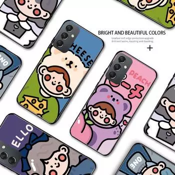 Чехол для телефона с рисунком, противоударный, мягкий силиконовый защитный чехол из ТПУ для телефона Samsung, чехол Samsung A01