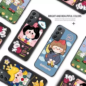 Чехол для телефона с рисунком, противоударный, мягкий силиконовый защитный чехол из ТПУ для телефона Samsung, чехол Samsung A01