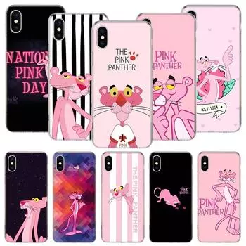 Чехол для телефона с рисунком «Розовая пантера» для iPhone 11 12 13 14 Pro XS XR X Max 7 8 6 6S Plus Mini + 5 SE с рисунком по индивидуальному заказу iPhone 11