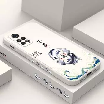 Чехол для телефона с рисунком «рыба» для Xiaomi Redmi Note 12 11 11S 10 10A 10T 10S 9T 9 8 7 Pro Plus 10C 9A 9C 9T 4G 5G Redmi Note10(10S) светло-зеленый