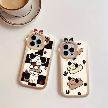 Чехол для телефона с рисунком щенка с изображением монстра, мягкий защитный чехол для телефона с линзами для OPPO Realme OPPO A15