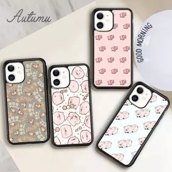 Чехол для телефона с рисунком свиньи-копилки для iPhone 11, 12, 13, 14 Pro Max mini X XR XS SE 2020, 6S, 7, 8 Plus, Samsung Galaxy S21, S22, чехол iPhone 6plus