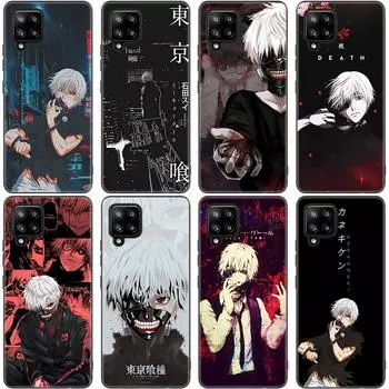 Чехол для телефона с рисунком «Токийский гуль» для Samsung Galaxy A12 A02S A22 A32 A52 A72 A71 A51 A41 A31 A21 A11 A50 A70 A10S A20S, черный чехол Samsung A41