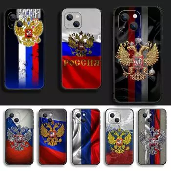Чехол для телефона с российским флагом для iPhone Xiaomi Mi Samsung Galaxy Redmi Note AS 11 12 13 14 15 22 23 24 5G Pro Plus Max Fe Ultra -iPhone SE2020 or SE2022 or 7 or 8