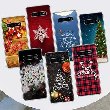 Чехол для телефона с Рождеством и Новым годом для Samsung Galaxy M21 M12 M31S M32 M51 M52 Note 20 Ulte 10 Plus 9 8 J4 J6 + J8 M11 F5 Samsung M12