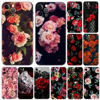 Чехол для телефона с розой для iPhone Samsung Galaxy Redmi Xiaomi Oppo OnePlus Note SA 7 8 9 10 11 12 13 14 20 21 22 23 53 54 Pro Max Plus Ultra TPU Soft iPhone 6 or 6S