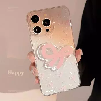 Чехол для телефона с розовым бантом 15promax