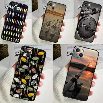 Чехол для телефона с рыболовными снастями для iPhone 16 15 14 12 11 13 Pro Max 7 8 Plus X XR XS Max 13 12 Mini Cover iPhone 12 mini
