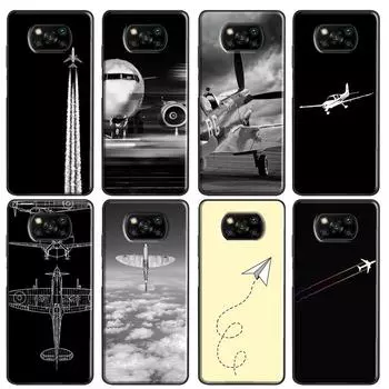 Чехол для телефона с самолетом для Xiaomi Mi 11T Pro 10T 11 Lite 11 Ultra Coque для POCO F3 X3 GT M3 M4 X3 Pro Mi 10Lite