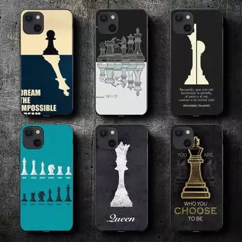 Чехол для телефона с шахматной доской для iPhone 11 12 Mini 13 14 Pro XS Max X 8 7 6s Plus SE XR Shell iPhone12PROMAX