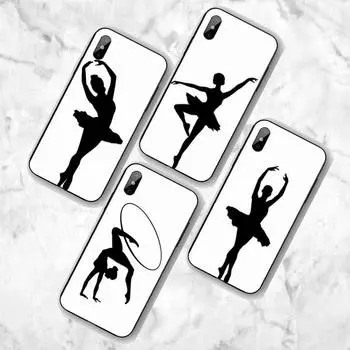 Чехол для телефона с силуэтами танцевальной гимнастики для Huawei G7 G8 P7 P8 P9 P10 P20 P30 Lite Mini Pro P Smart Plus Cove Fundas P20Lite