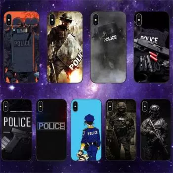 Чехол для телефона с символом полиции для iPhone 11 12 Mini 13 14 Pro XS Max X 8 7 6s Plus 5 SE XR Shell iPhone14Pro