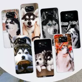 Чехол для телефона с собакой сибирского хаски для Xiaomi Mi 11 Lite 11i 12X 12 9 8 11T 10T 9T Pro 10 5X 6X Ultra 5G, чехол, чехол Xiaomi Mi 11 Lite