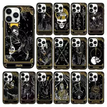 Чехол для телефона с Таро Смерти для iPhone 14 13 12 11 Pro Max, чехол для iPhone 14 13 Pro XS MAX X XR SE2 8 7 Plus, чехол iPhone 7 8 SE