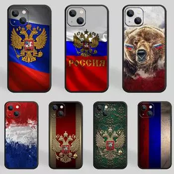 Чехол для телефона с трехцветным флагом России для iPhone Samsung Galaxy Redmi Xiaomi Oppo OnePlus Note SA 7 8 9 10 11 12 13 14 20 21 22 23 53 54 Pro Max Plus Ultra iPhone 6 or 6S