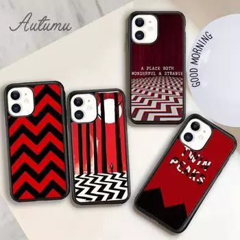 Чехол для телефона с ТВ-шоу «Твин Пикс» для iPhone 11, 12, 13, 14 Pro Max mini X XR XS SE 2020, 6S, 7, 8 Plus, Samsung Galaxy S21, S22, чехол iPhone 6plus